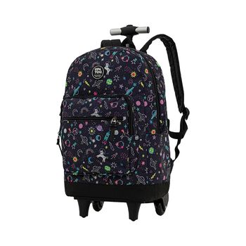 Mochila-Carrinho-Azul-Kids-Espaco-Sideral-|-Luxcel-Tamanho--UN---Cor--AZUL-0